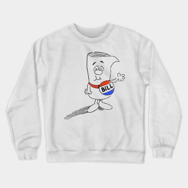 I’m Just a Bill - distressed Crewneck Sweatshirt by Virhayune